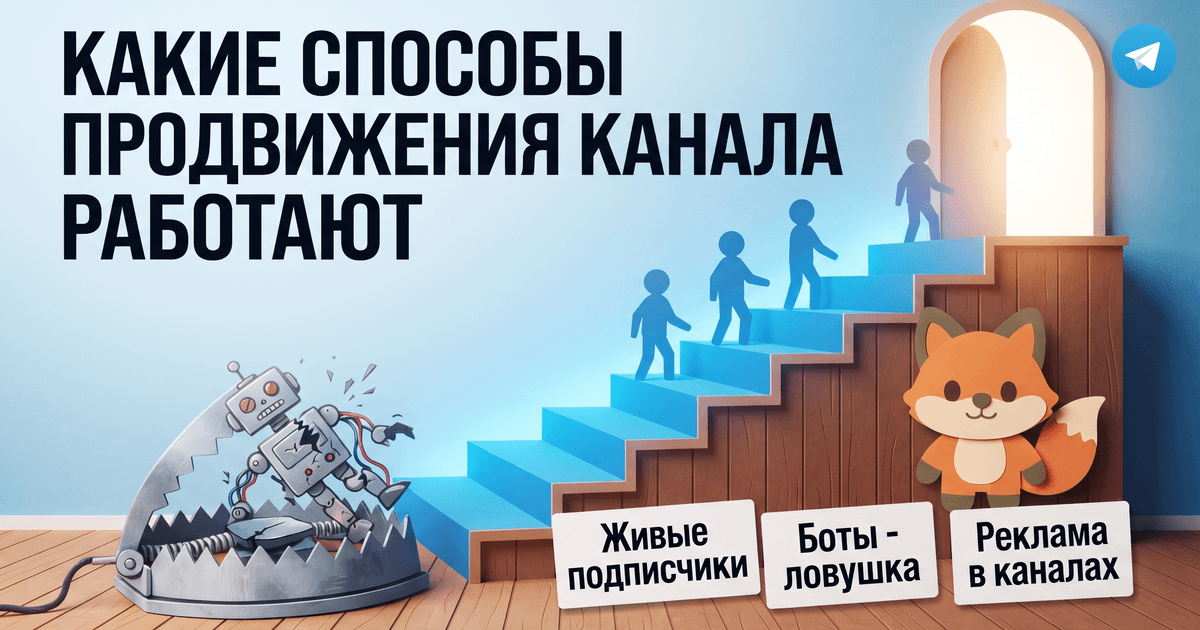 Обложка статьи: Продвижение телеграм-канала: какие способы реально работают
