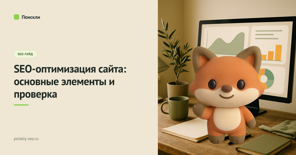 Обложка статьи: SEO-оптимизация сайта: основные элементы и проверка